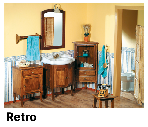 Koupelnové skříňky Sapho Retro